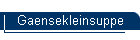 Gaensekleinsuppe