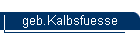 geb.Kalbsfuesse
